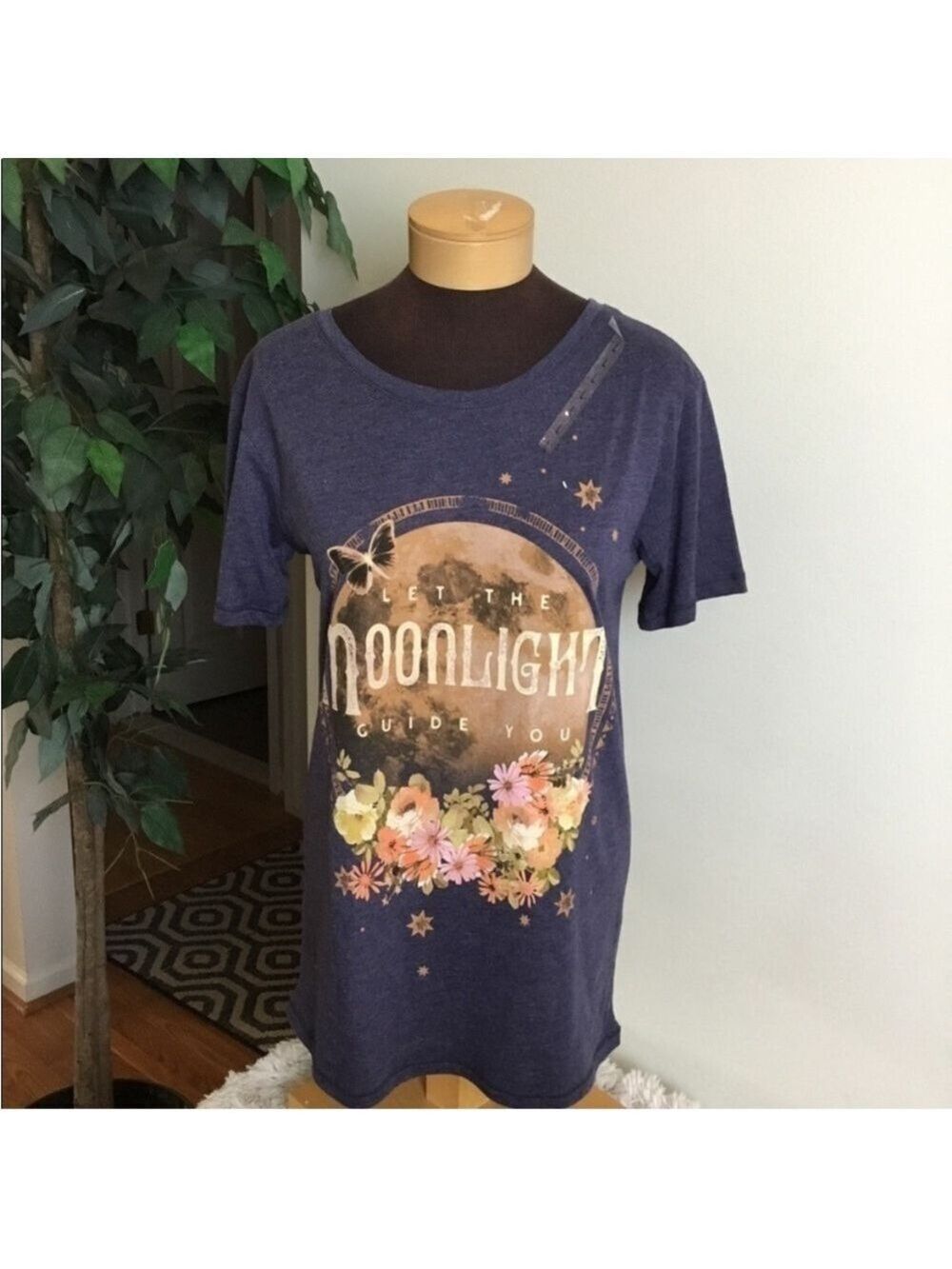 Mighty Fine Navy Starry Graphic Tee